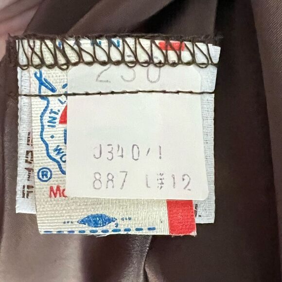 Lilli Ann Collection Vintage Union Made Silky Blouse - Picture 9 of 11